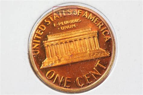 1980 S 1c Lincoln Memorial Cents Brilliant Uncirculated Red