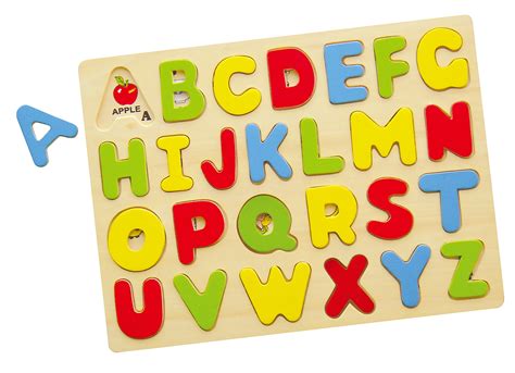 Large Wooden See Inside Alphabet Puzzleabc Puzzle 26 Piece