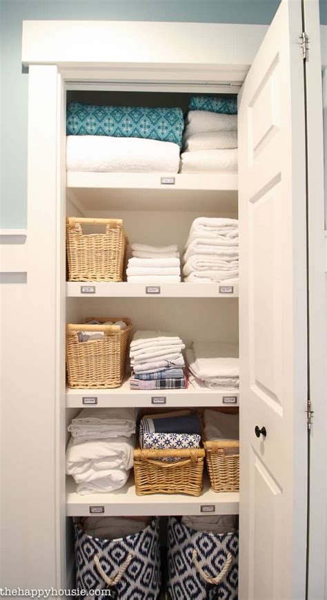 Linen Closet Organizing Ideas That Are Also Beautiful Apartment