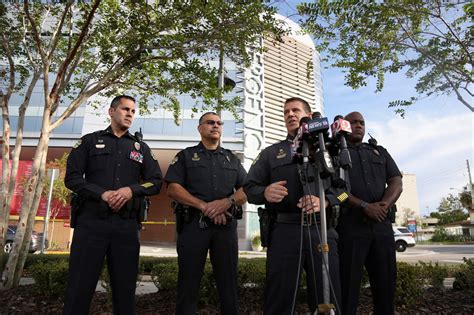 The three Orlando police officers involved in this week's fatal