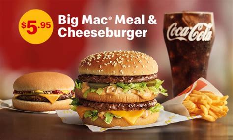 Deal Mcdonalds Small Big Mac Meal Cheeseburger Frugal Feeds