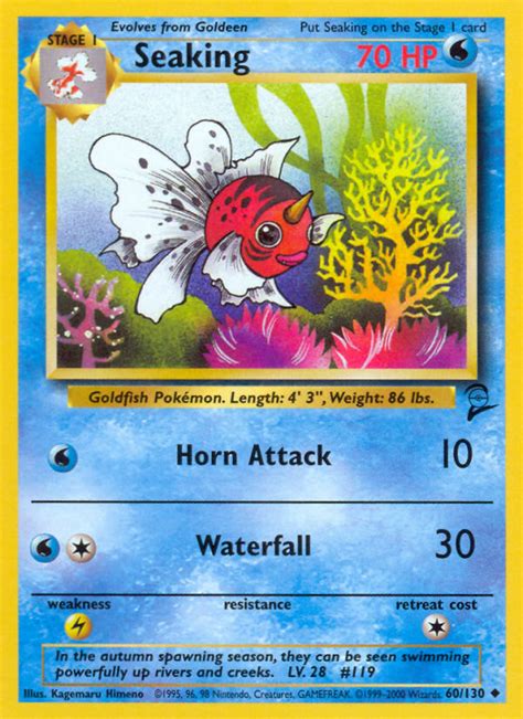 Seaking Pokémon Myp Cards