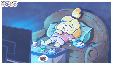 Isabelle And Her Tv Habits Animalcrossing Animal Crossing Memes