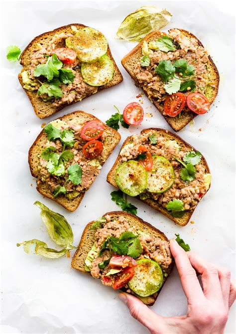 Smashed Mexican Beans Avocado Toast Recipe Gluten Free