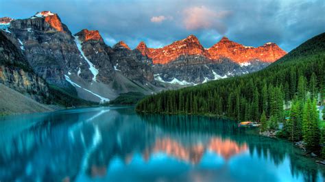 Free Download Hd Wallpaper Moraine Lake Valley Of The Ten Peaks