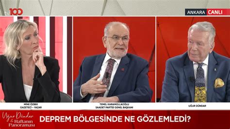 Altılı Masada Bakanlık Dağılımı Nasıl Olacak Temel Karamollaoğlu Tv100 Canlı Yayınında Açıkladı