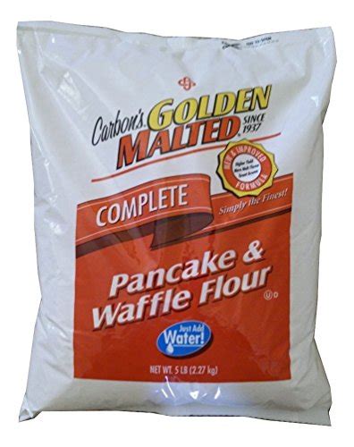 Carbons Golden Malted Pancake And Waffle Flour Mix 80 Ounces