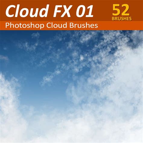 52 Photoshop Cloud Brushes Paint Realistic Clouds With