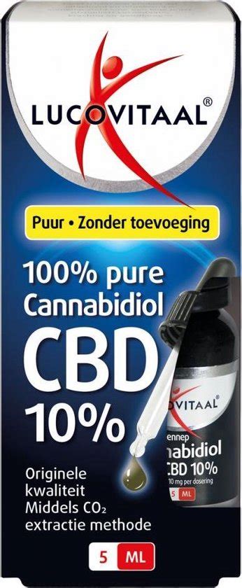 lucovitaal cbd cannabidiol olie 10 supplement 5 ml