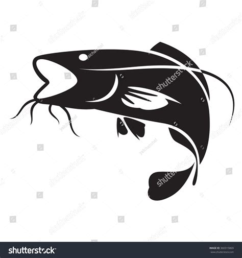 Graphic Catfish Vector Stock Vector 360315869 Shutterstock