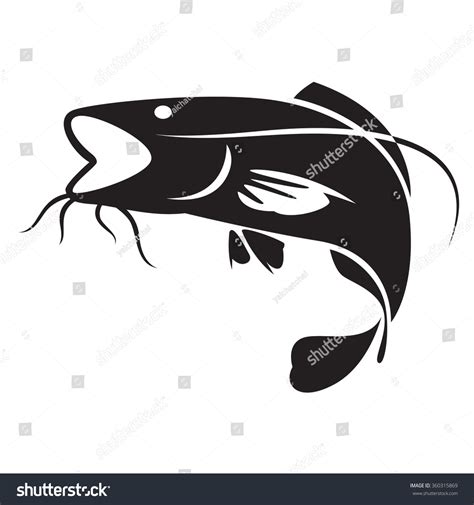 Graphic Catfish Vector Stock Vector 360315869 - Shutterstock