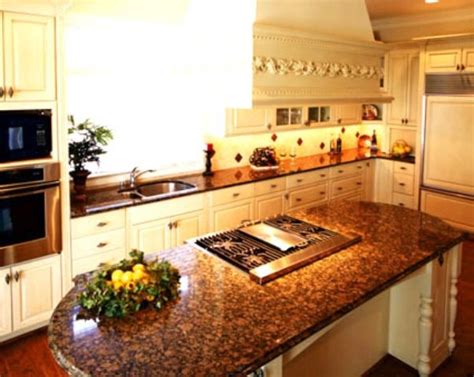 Baltic Brown Granite With White Cabinets Remodelaholic Wood Kitchen