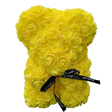Rose Bear Teddy Bear Eternal Flower Valentines Wedding Birthday T Uygun Fiyatlı Satın Alın