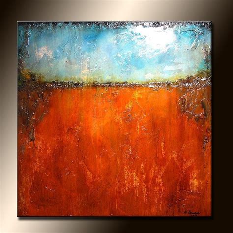 Original Modern Abstract Painting Contemporary Fine Art By Henry
