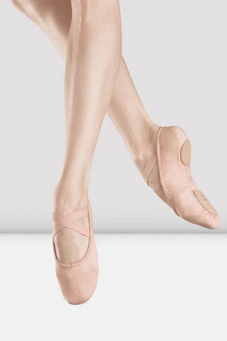 Bloch S0282l Zenith Stretch Canvas Leather Ballet Shoes Fanci Footworks