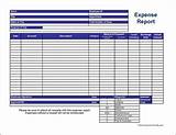 Business Credit Card Expense Report Images