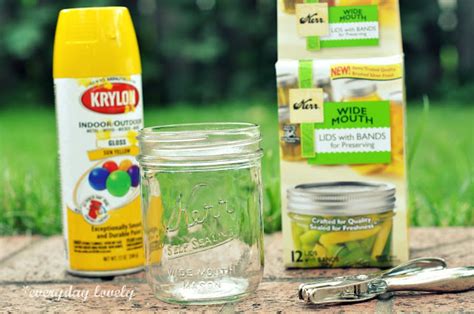 Everyday Lovely Party Details And No Spill Mason Jar Tut