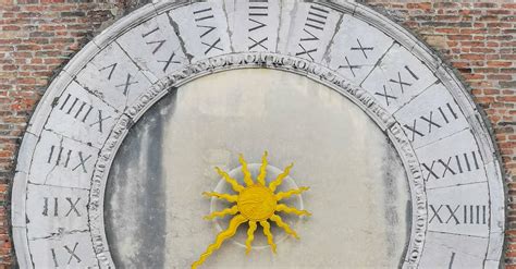 Ancient 24 Hour Clock On The Church Of San Giacomo Di Rialto On St