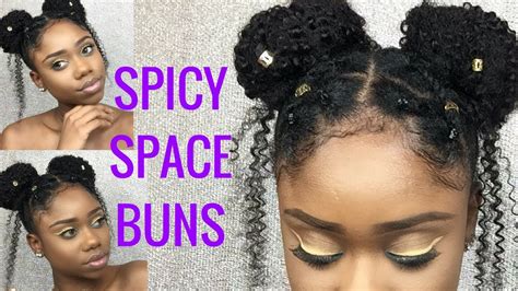 This is a low maintenance, cute natural hairstyle. CUTE HairStyle For SHORT 4c/b/a NATURAL HAIR || SPICY ...