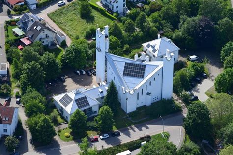 Luftaufnahme Rheinfelden Baden Kirchengeb Ude Der St