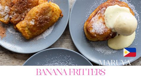 How To Make Maruya Ii Banana Fritters Ii Filipino Food Ii Dessert Ii