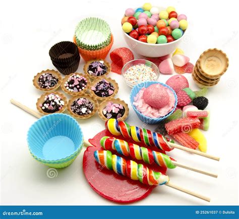 Assorted Candies And Sweets Royalty Free Stock Photography Image