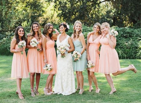 What If Your Chief Bridesmaid Is Mia Peach Bridesmaid Dresses Peach Bridesmaid Pastel