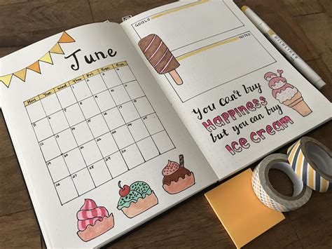 Monthly Spread Bujo Inspiration