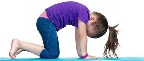 The cat cow yoga pose has many powerful health benefits for the mind, body, and soul. Yoga poses for your kids to try at home - Exercise.co.uk