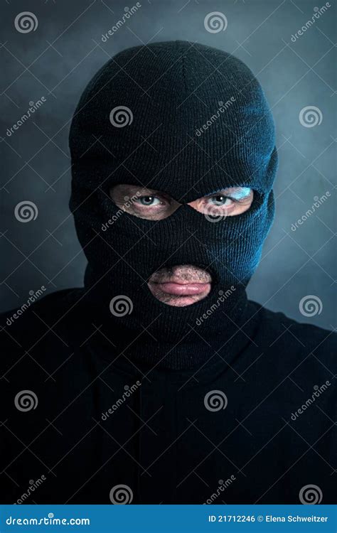Burglar Stock Photo Image Of Aggressive Face Person