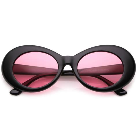 retro 90 s fashion clout oval round color tone lens sunglasses c441 tinted sunglasses oval