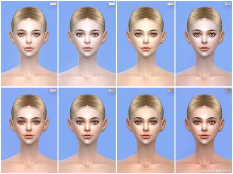 Snow Elf Skintones 30 Suitable For All Ages Found In Tsr Category