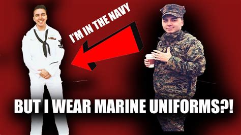 Why Do Navy Sailors Wear Marine Uniforms Youtube