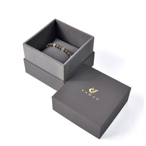 Custom Luxury Bracelet Gift Box Packaging Wholesale Green Color Printing