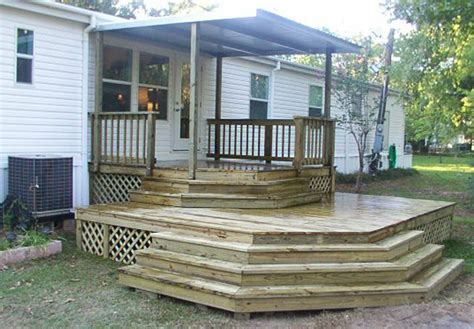 Front Porch Designs For Mobile Homes Homesfeed