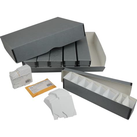 Archival Methods 35mm Slide Storage Kit 1200 Slides Gray