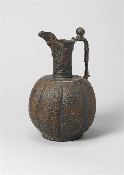 Bonhams A Khorasan Repoussé Bronze Ewer Persia 11th 12th Century