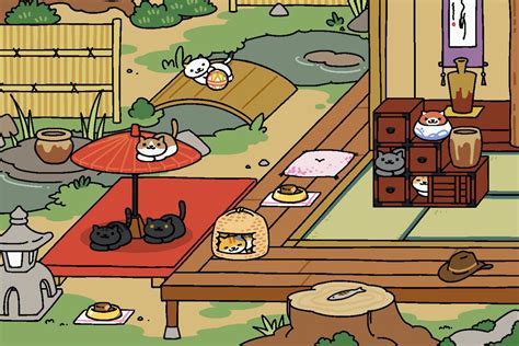 Cute Cult Cat Collecting App Neko Atsume Is Finally In English The Verge