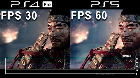 Ghost Of Tsushima Ps5 Vs Ps4 Pro Fps Test Frame Rate Graphics