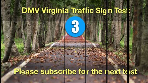 Dmv Virginia Traffic Sign Test 3 Youtube