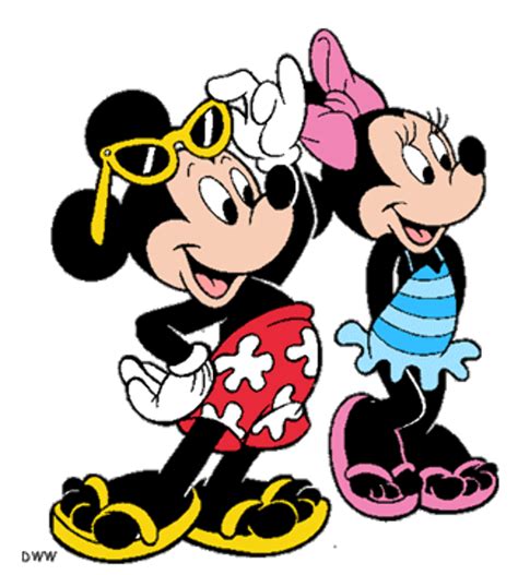 Download High Quality Mickey Mouse Clipart Summer Transparent Png