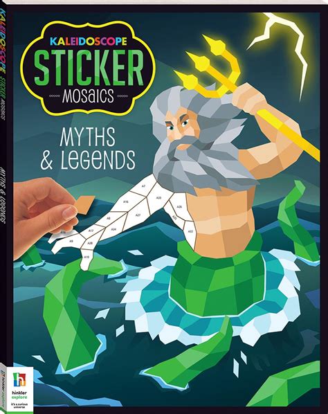 Kaleidoscope Sticker Mosaics Myths And Legends Stickers Colouring