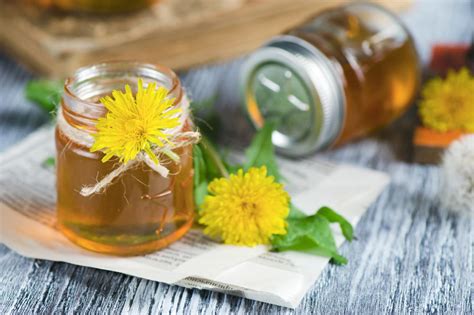 Recette de sirop de pissenlit miel de pissenlit