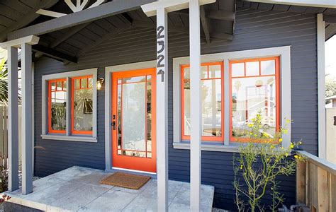 Knowing about how to paint a door at your home may cut a lot of cost for hiring a professional painter and on the other hand, this painting it is not advisable that you paint your door inside your house or without removing the door's frame. 15 Orange Front Door Painting Ideas and Inspirations that ...