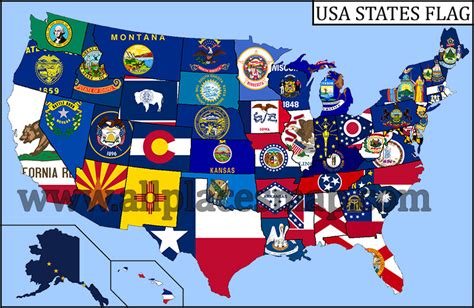 Us States Map 50 States 50 United States All 50 States