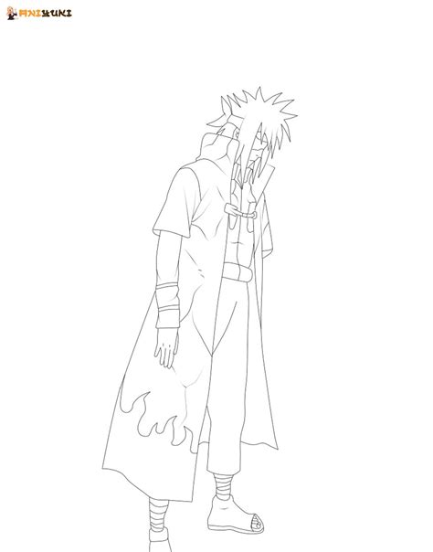 Coloriages Minato Namikaze Coloriages à Imprimer