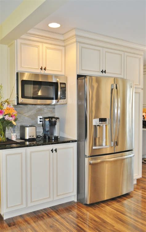Double oven and microwave wall unit wait a minute i probably. Microwave mounted in cabinets?