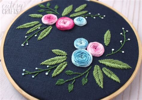 Susanne Rosing Why Have A Easy Flower Embroidery Pattern