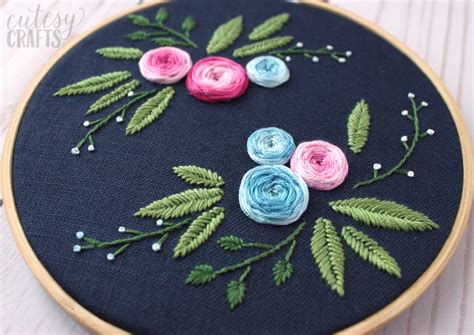 20 Flower Embroidery Patterns Cutesy Crafts