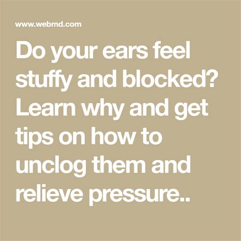 Blocked And Clogged Ears 10 Tips For Unclogging And Pressure Relief